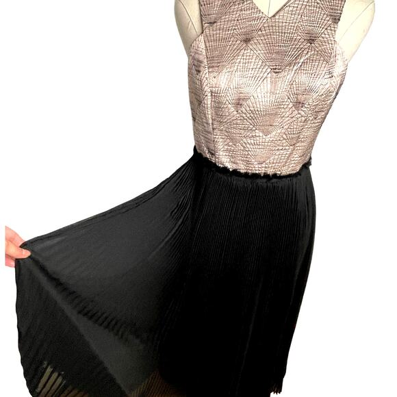 Anthropologie Two-Tone Midi Dress - Picture 3 of 9